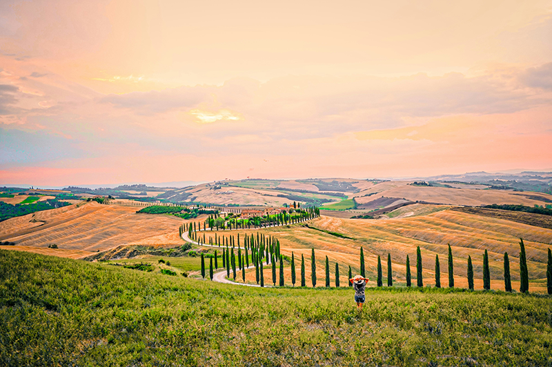 Agriturismo tra i vigneti della campagna italiana